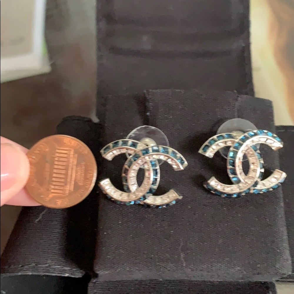 SORRY SOLD Authentic Chanel Earrings - Picture 3 of 4